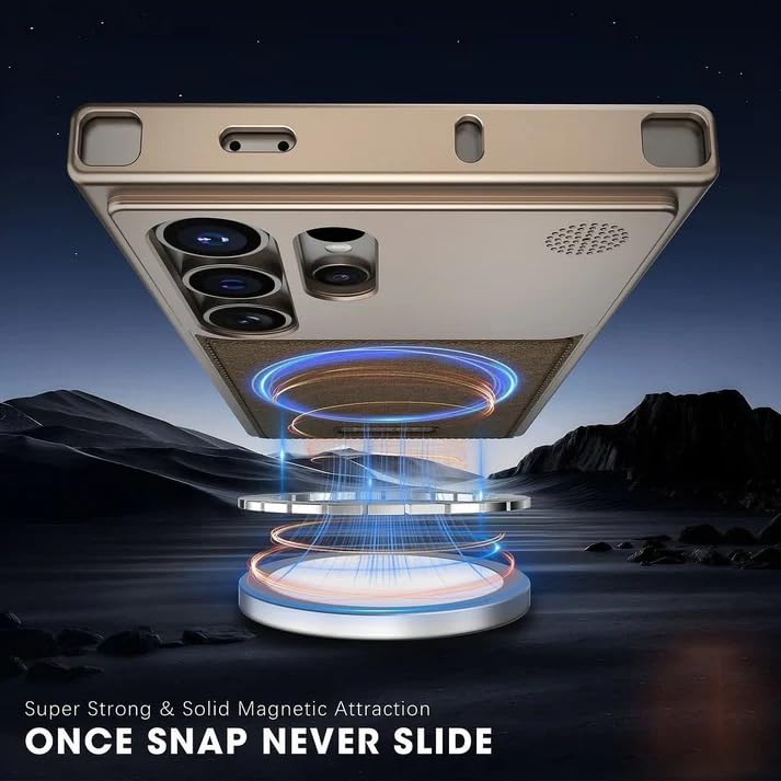 Premium Shockproof Metallic Finish Leather Back case Cover - Brown