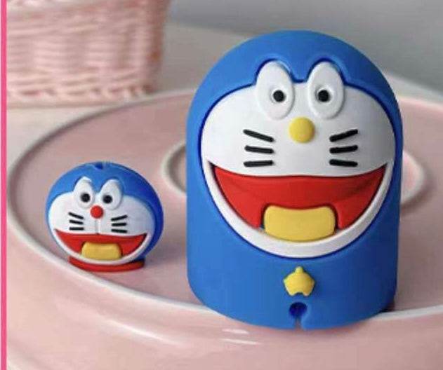 Silicone Cartoon Apple Watch Charging Case Cover - Doraemon - Guleel