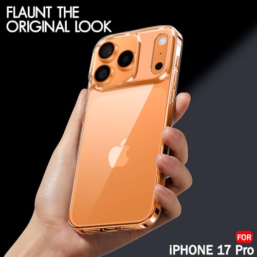 Ultra-Hybrid Camera Protection Hard Clear Back Case Cover - Transparent