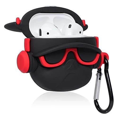 Airpod's 2 Cartoon Bull Dog Airpod's Silicone Case ( Airpods Not Included ) - Guleel