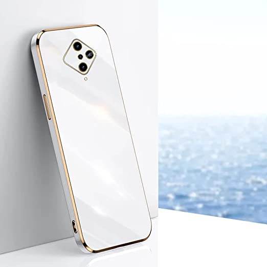 Vivo S1 Pro Silicone Shockproof Soft Back Cover Case - White - Guleel
