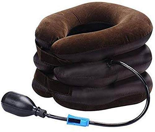 Cervical Neck Traction Air Bag With 3 Layer Inflatable Pillow For Neck Support And Relaxation - Guleel