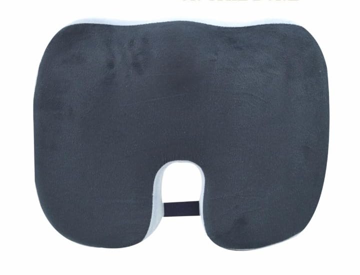 Orthopedic Coccyx Cushion | Seat Cushion for Chair, Car Seat Cushions, Memory Foam Sitting Pillow for Tailbone, Sciatica & Back Pain Relief