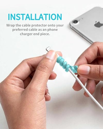 Spiral Charger Spiral Charger Cable Protectors - Multicolor