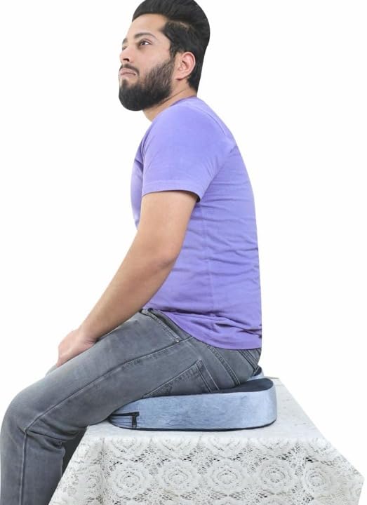 Orthopedic Coccyx Cushion | Seat Cushion for Chair, Car Seat Cushions, Memory Foam Sitting Pillow for Tailbone, Sciatica & Back Pain Relief