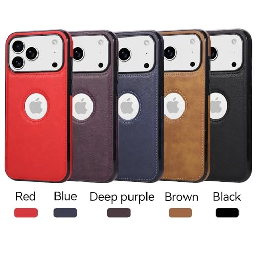 Premium Leather Logo Cut Back Cover -Blue