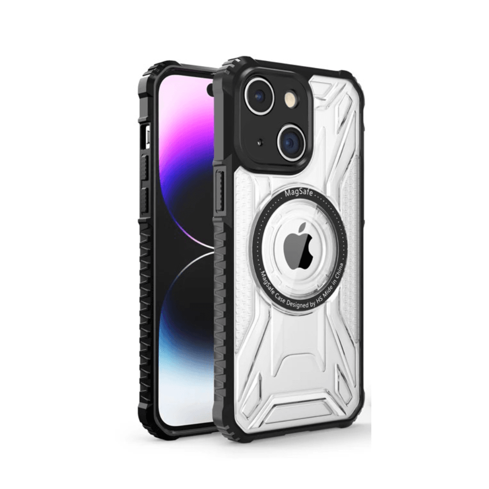 Premium Shockproof Camera Protection Magsafe Transparent Case - Guleel