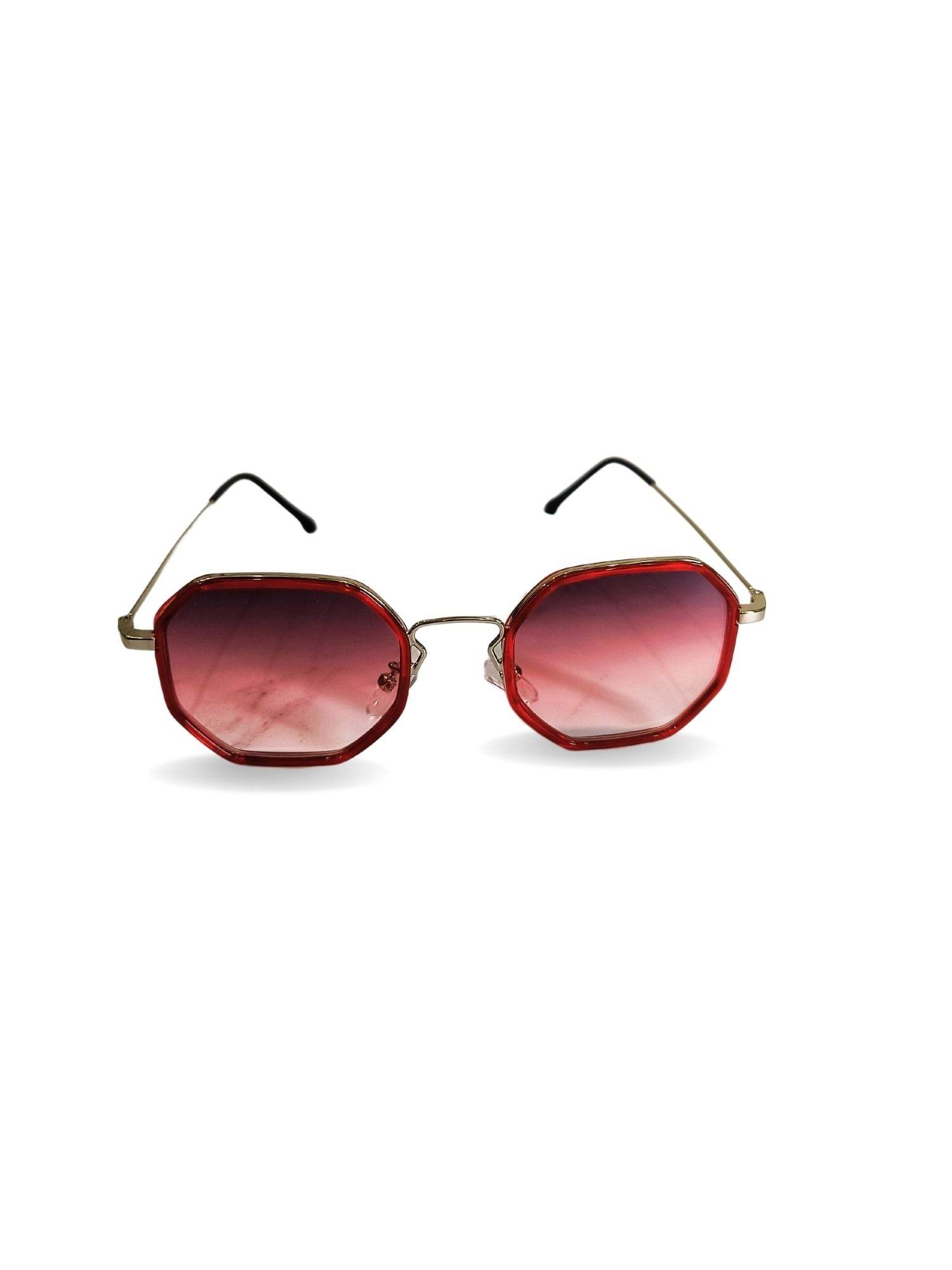 EYEWEAR Unisex Adult Stylish Sunglasses - Red Tone Gradient - Guleel