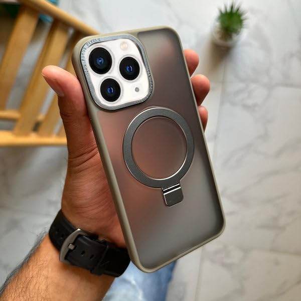 Magnetic Ring Stand Shockproof Back Case - Guleel