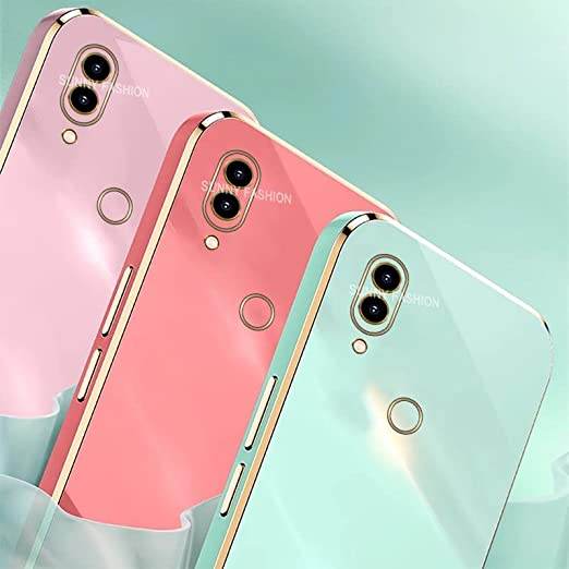 Redmi Note 7 Silicone Shockproof Back Cover Case - Blue - Guleel