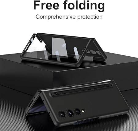 Samsung Galaxy Z Fold 6 Ultra-Hybrid Sleek with Built-in New Compact S Pen, Holder and Storage Slot Pen With FREE Pen - Black - Guleel