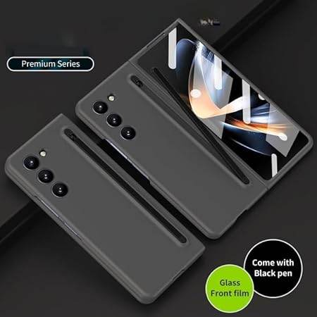 Samsung Galaxy Z Fold 6 Ultra-Hybrid Sleek with Built-in New Compact S Pen, Holder and Storage Slot Pen With FREE Pen - Dark Grey - Guleel