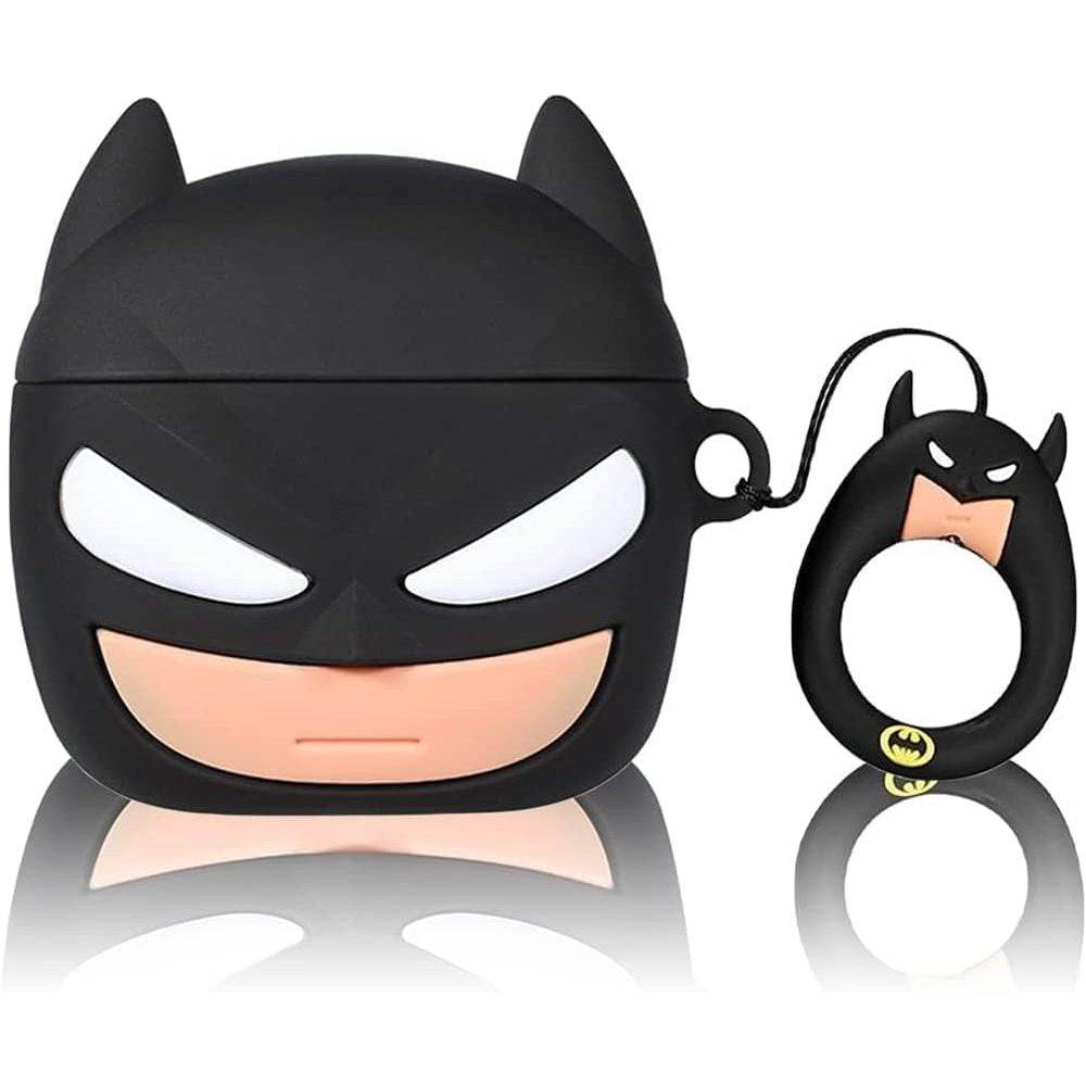 Airpod's Pro Cute Silicone Protective Batman Cartoon Case - Black - Guleel