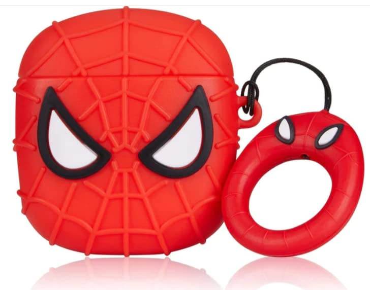 Airpod's 2 Cute Cartoon Silicone Apple Airpod's 1 Case Cover ( Airpods Not Included ) Spiderman - Guleel
