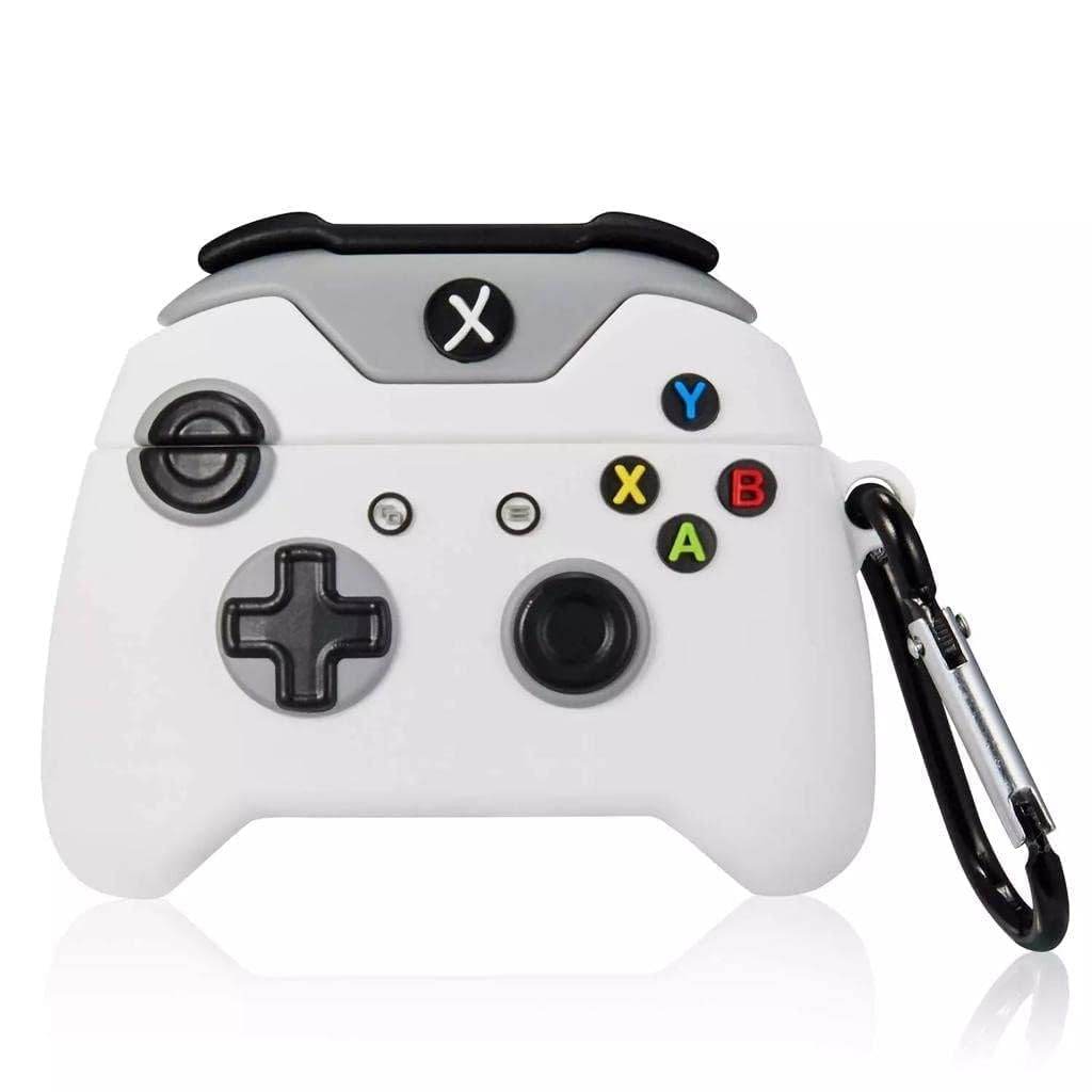 Airpod's Pro Cute Silicone Protective Gaming Control Case - White - Guleel