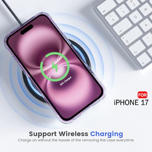 iPhone 17 Crystal Clear Shockproof Back Cover - Transparent