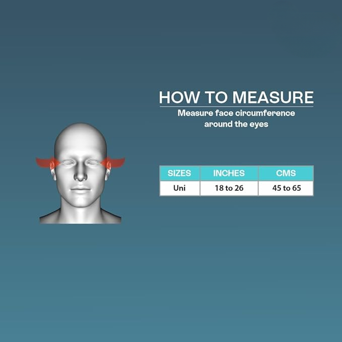 Eye Cool Pack, for Relief from Eye Strain, Puffiness & Headaches | Reusable & Flexible Cold Compress, Soft Gel Material |Universal,1 Unit