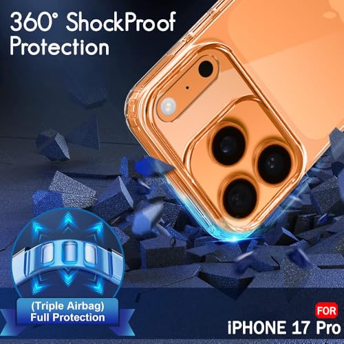 Ultra-Hybrid Camera Protection Hard Clear Back Case Cover - Transparent