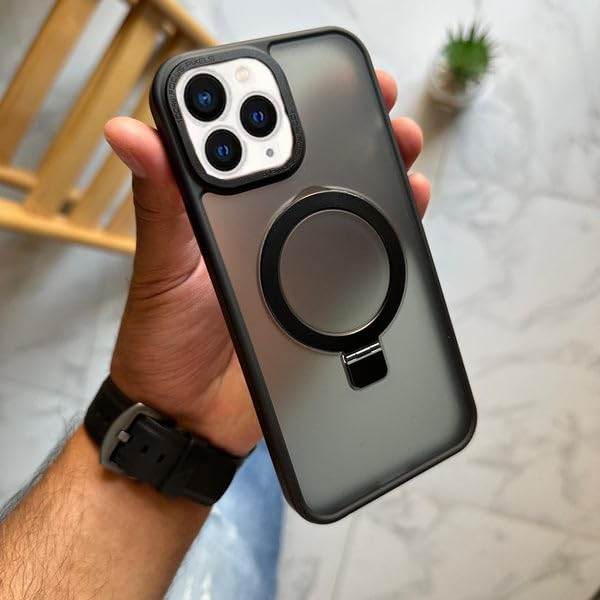 Magnetic Ring Stand Shockproof Back Case - Guleel
