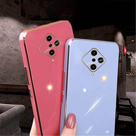 Vivo S1 Pro Silicone Shockproof Soft Back Cover Case - Mint Green - Guleel