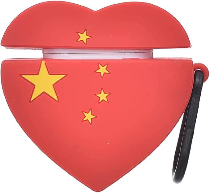 Airpods 2 Heart Silicone Case ( Airpods Not Included ) - Guleel