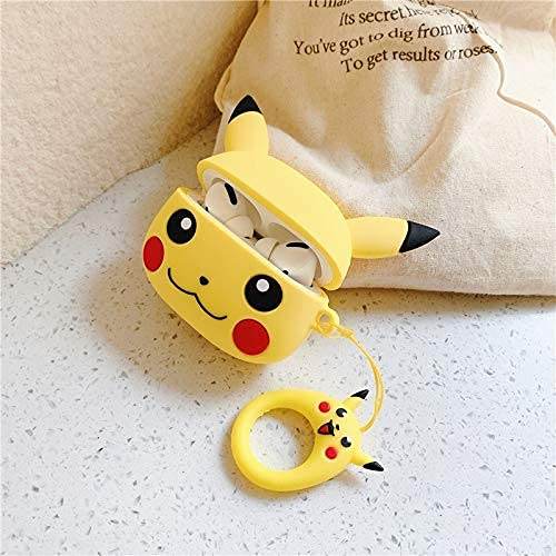 Airpod's 1 Cute Cartoon Silicone Apple Airpod's Case Cover ( Airpods Not Included ) Pikachu - Guleel