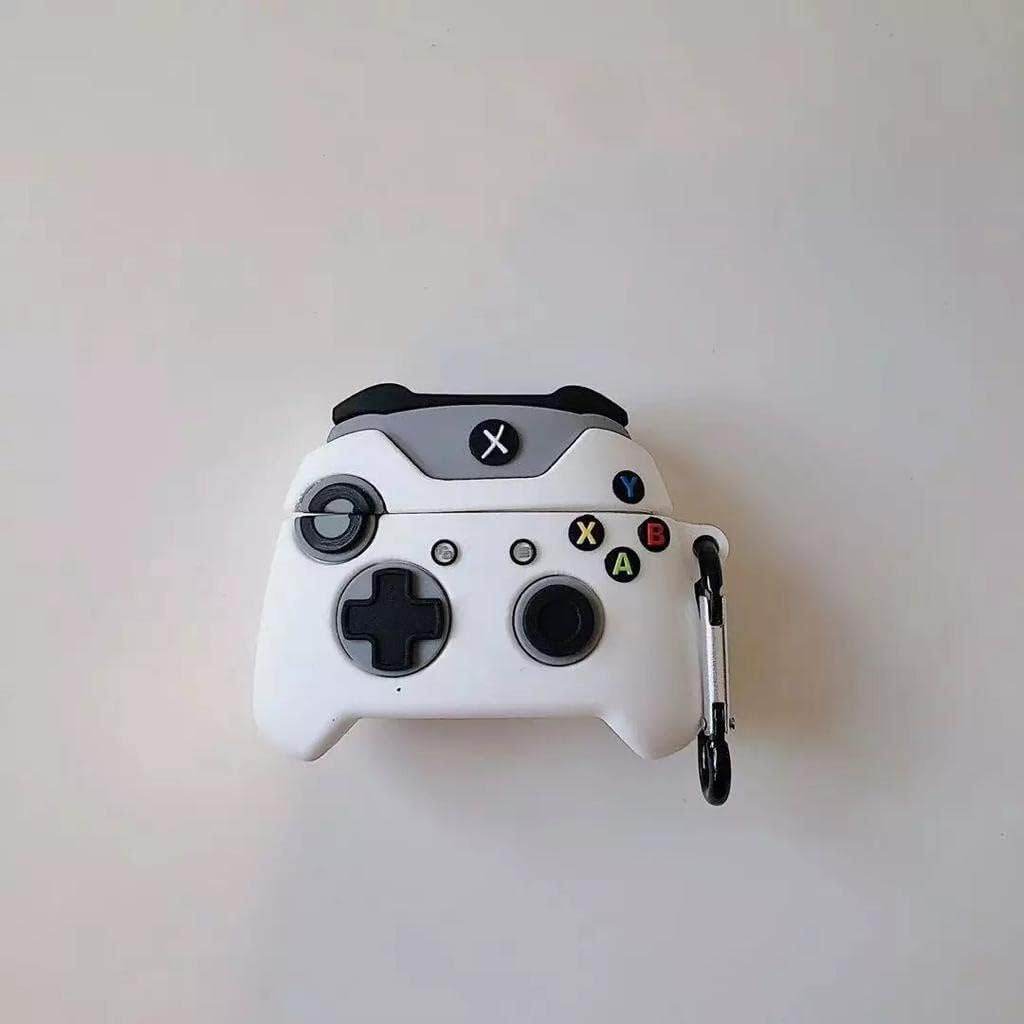 Airpod's Pro Cute Silicone Protective Gaming Control Case - White - Guleel