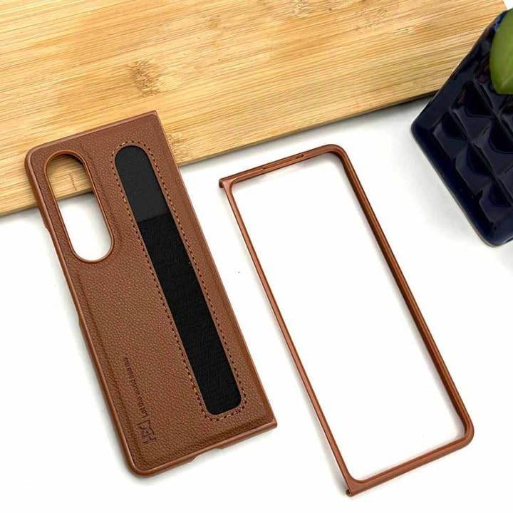 Leather Case Shockproof Protection Back Case Cover (Black) - Guleel