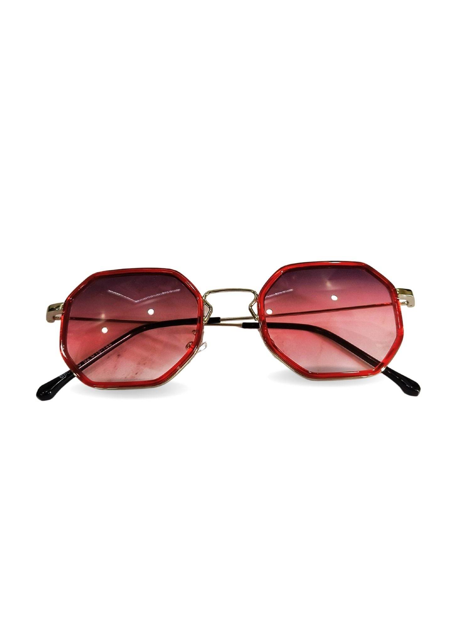EYEWEAR Unisex Adult Stylish Sunglasses - Red Tone Gradient - Guleel