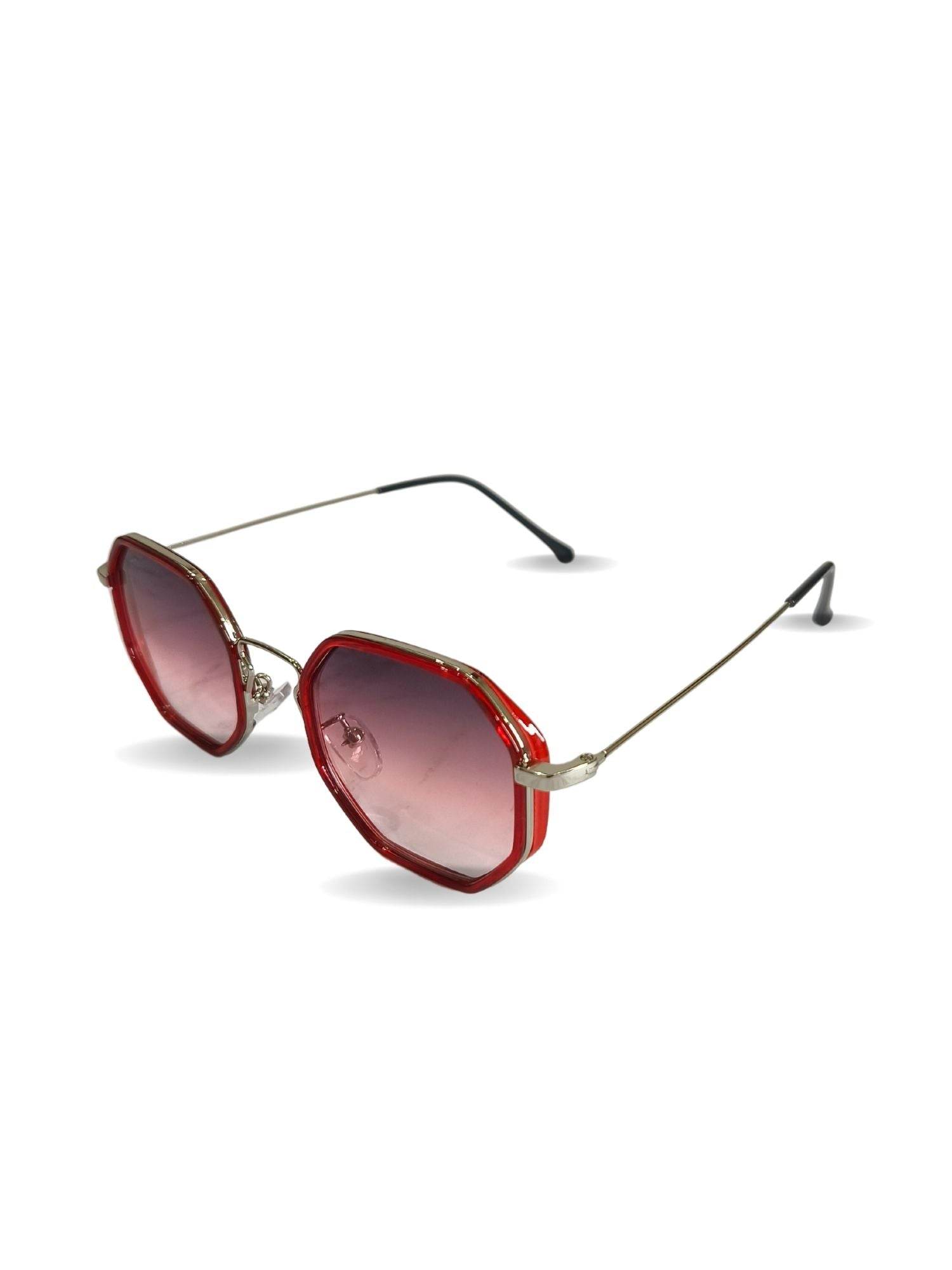 EYEWEAR Unisex Adult Stylish Sunglasses - Red Tone Gradient - Guleel