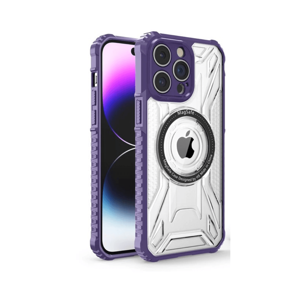 Premium Shockproof Camera Protection Magsafe Transparent Case - Guleel