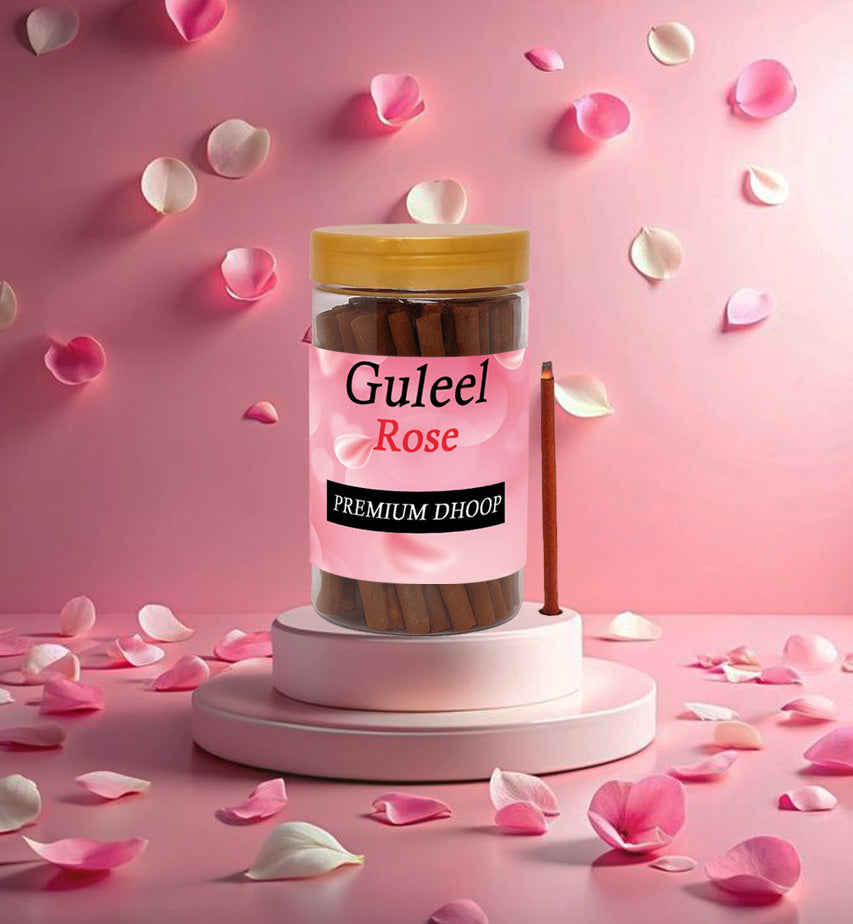 Mogra & Rose Flavoured Agarbatti Pack of 2 – Pure Floral Incense Sticks For Puja & Meditation