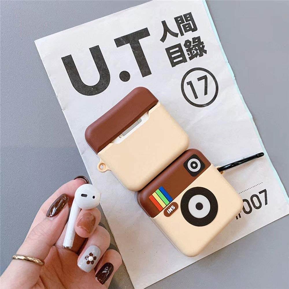 Airpod's 1 Cute Cartoon Silicone Apple Airpod's Case Cover ( Airpods Not Included ) Instagram - Guleel