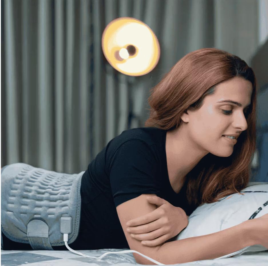 Orthopaedic Electric Heat Belt for Back Pain with Temperature Controller for Lower Back, Knee, Shoulder, Cramps, and Neck