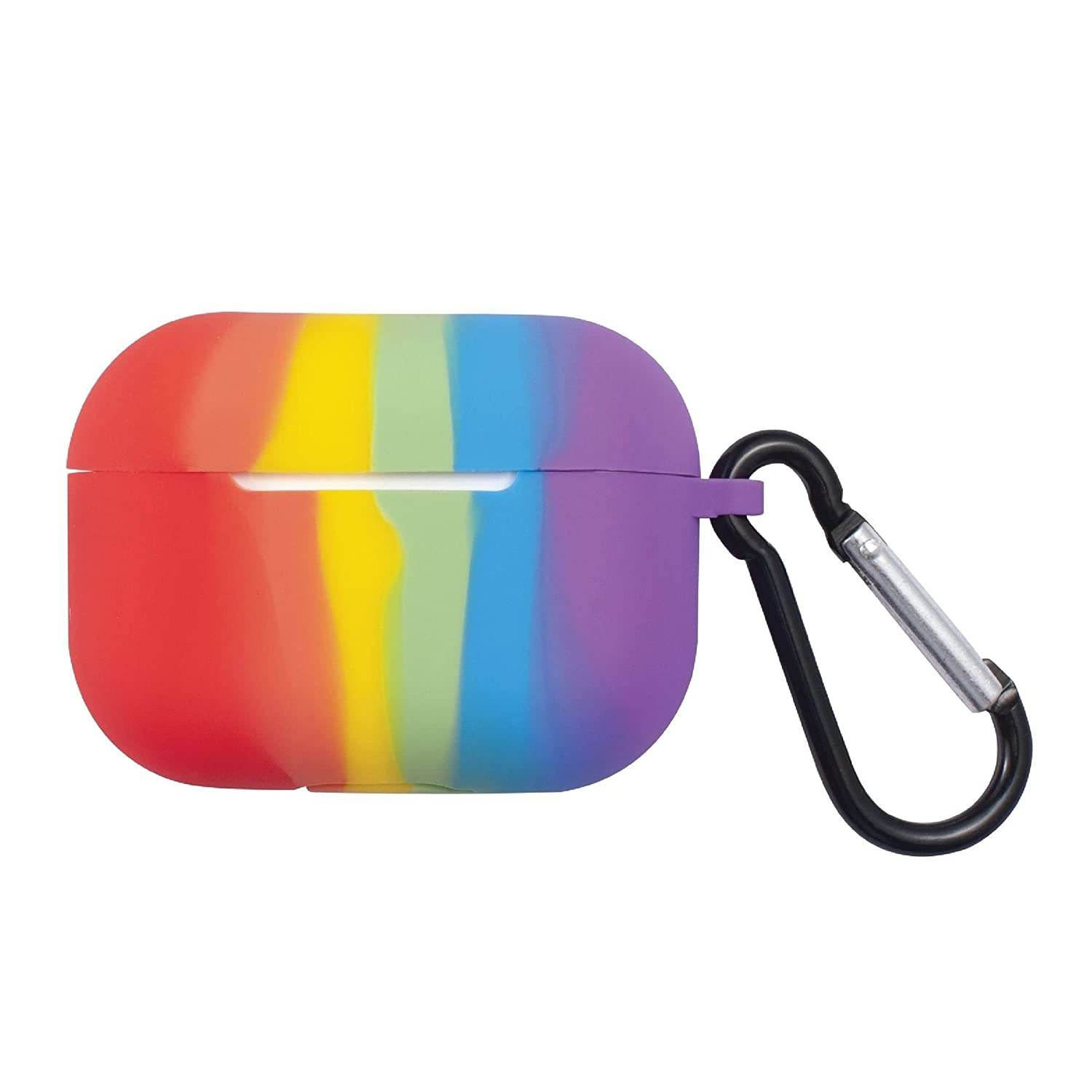 Airpod's Pro Rainbow Coloured Silicone Case - Red - Guleel