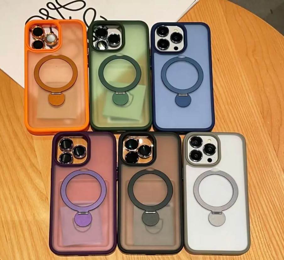 Magnetic Ring Stand Shockproof Back Case - Guleel