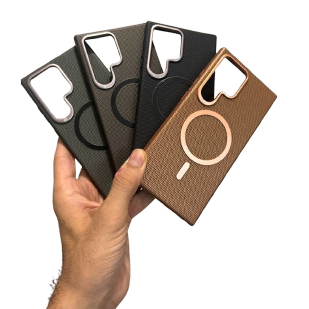 Premium Shockproof Magsfe Back Case Cover - Brown