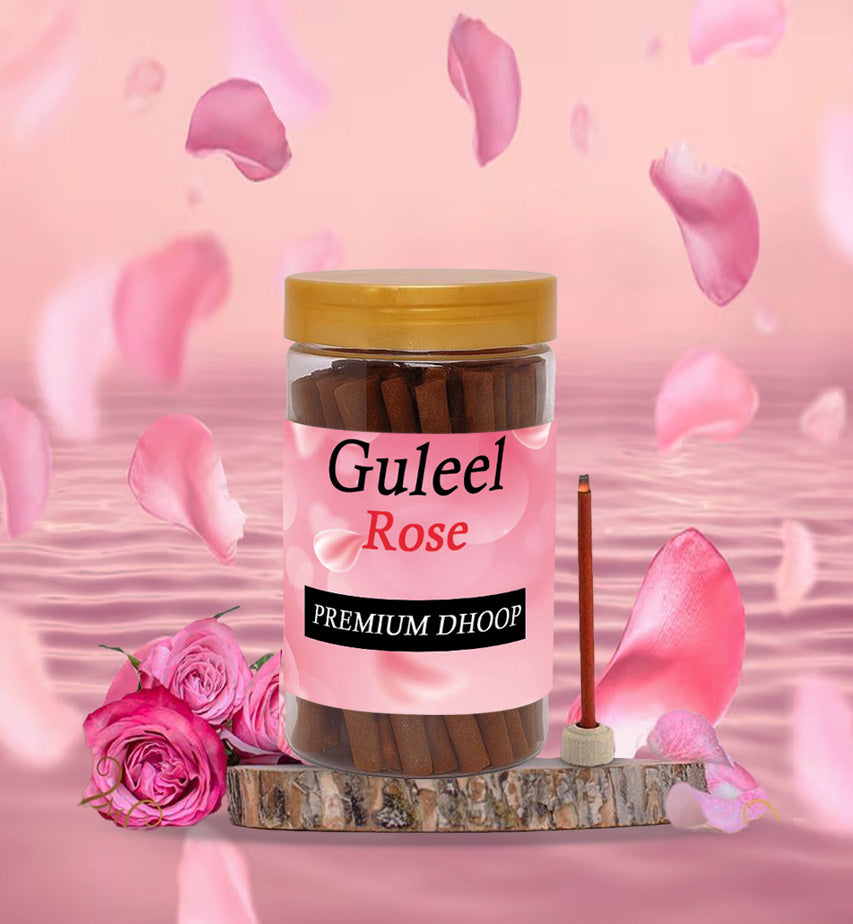 Rose Agarbatti Pack of 1 – Pure Floral Incense Sticks for Puja & Meditation