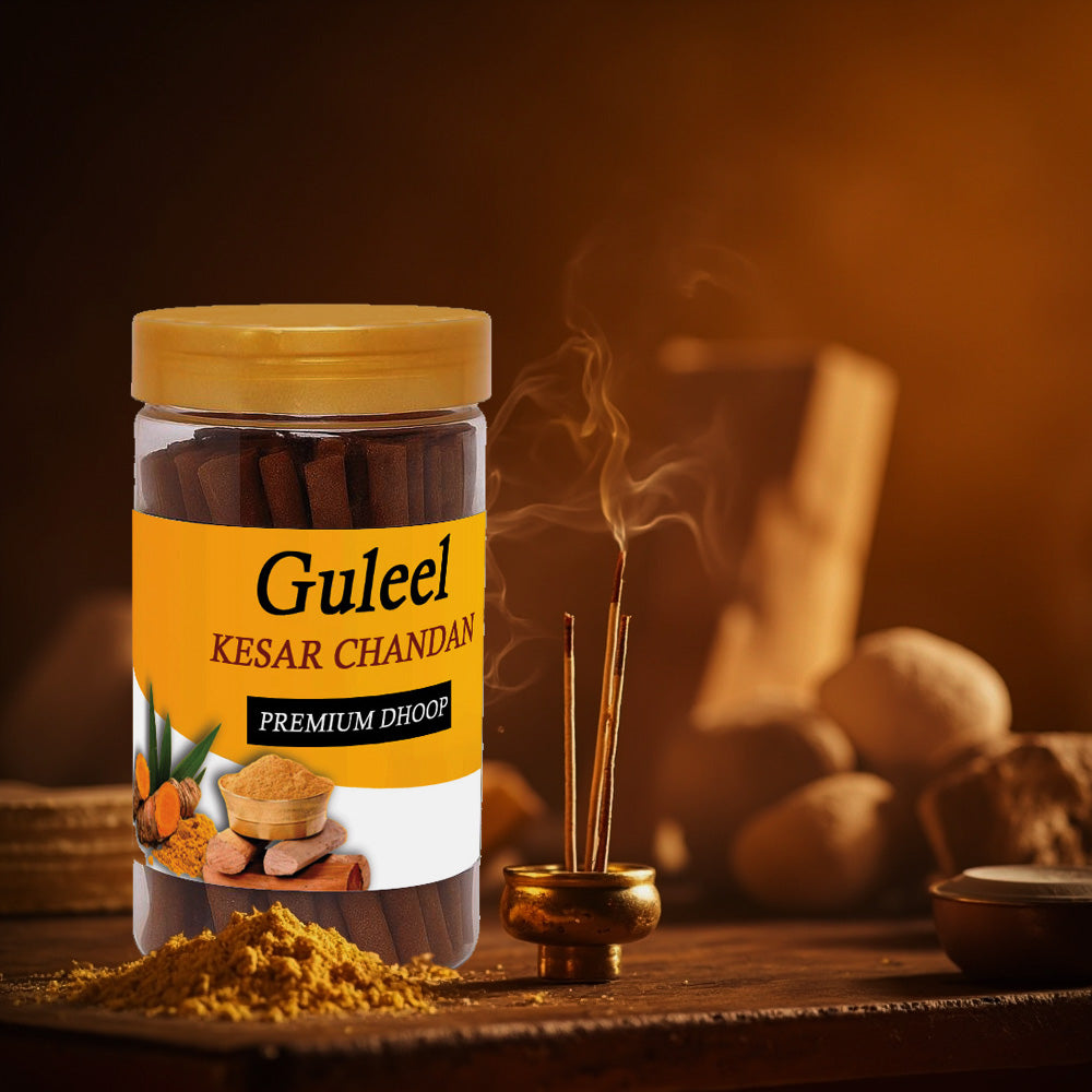 Kesar Chandan Agarbatti Pack of 1 – Pure Floral Incense Sticks for Puja & Meditation