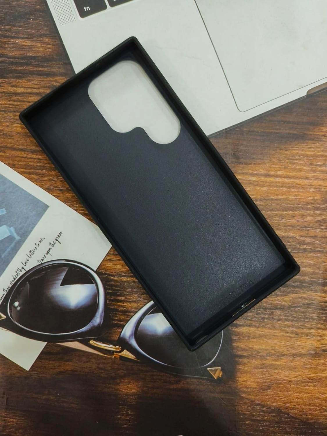 Samsung Galaxy S23 Premium Leather Finish Case - Black Gorilla - Guleel