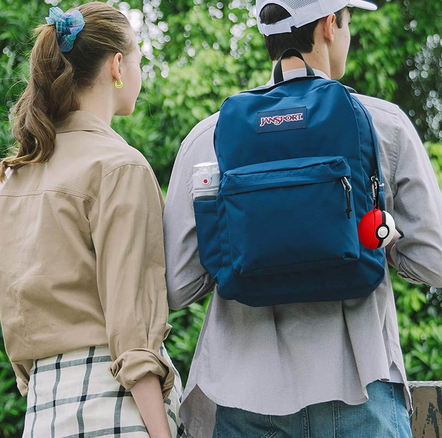 Airpod's Pro Cute Cartoon Pokemon Silicone Case - Red - Guleel