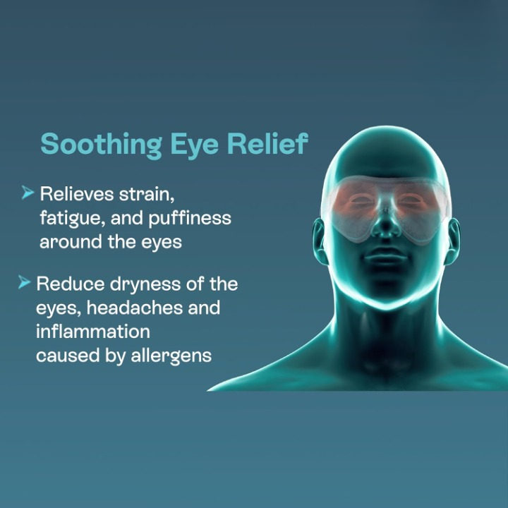 Eye Cool Pack, for Relief from Eye Strain, Puffiness & Headaches | Reusable & Flexible Cold Compress, Soft Gel Material |Universal,1 Unit