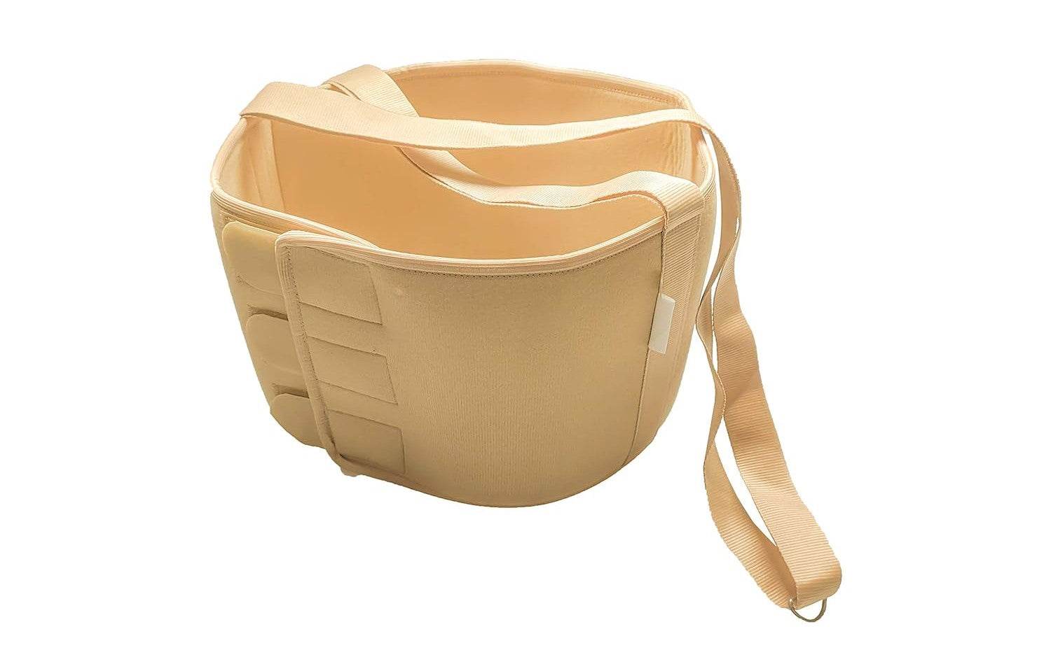 Pelvic Traction Belt for Vertebral fractures, Sciatica, Chronic low back pain, Prolapsed intervebral disc (XXL) - Cream - Guleel