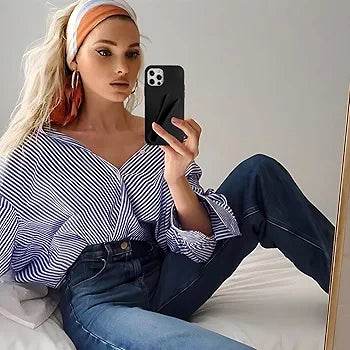 Premium 3D Lip Gloss Lipstick Holder Silicon Back Cover - Black - Guleel