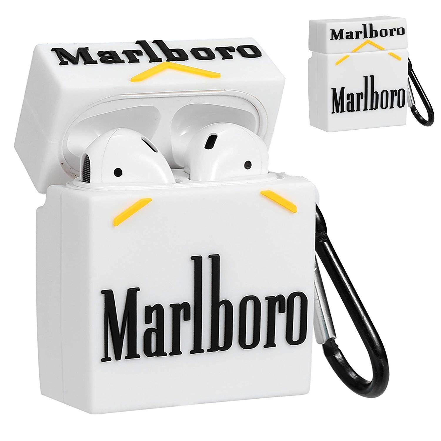 Airpod's 2 Marlboro Protective Case ( Airpods not Included ) - White - Guleel