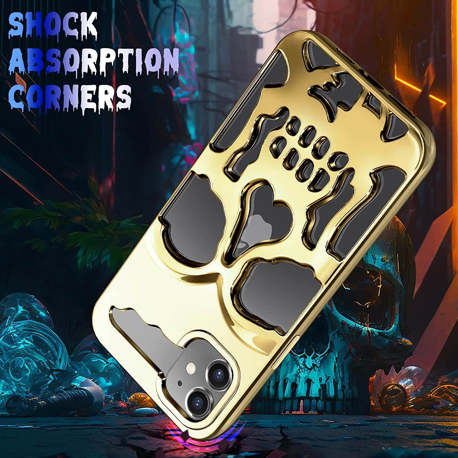 Premium Shockproof Skull Case Cover - Guleel
