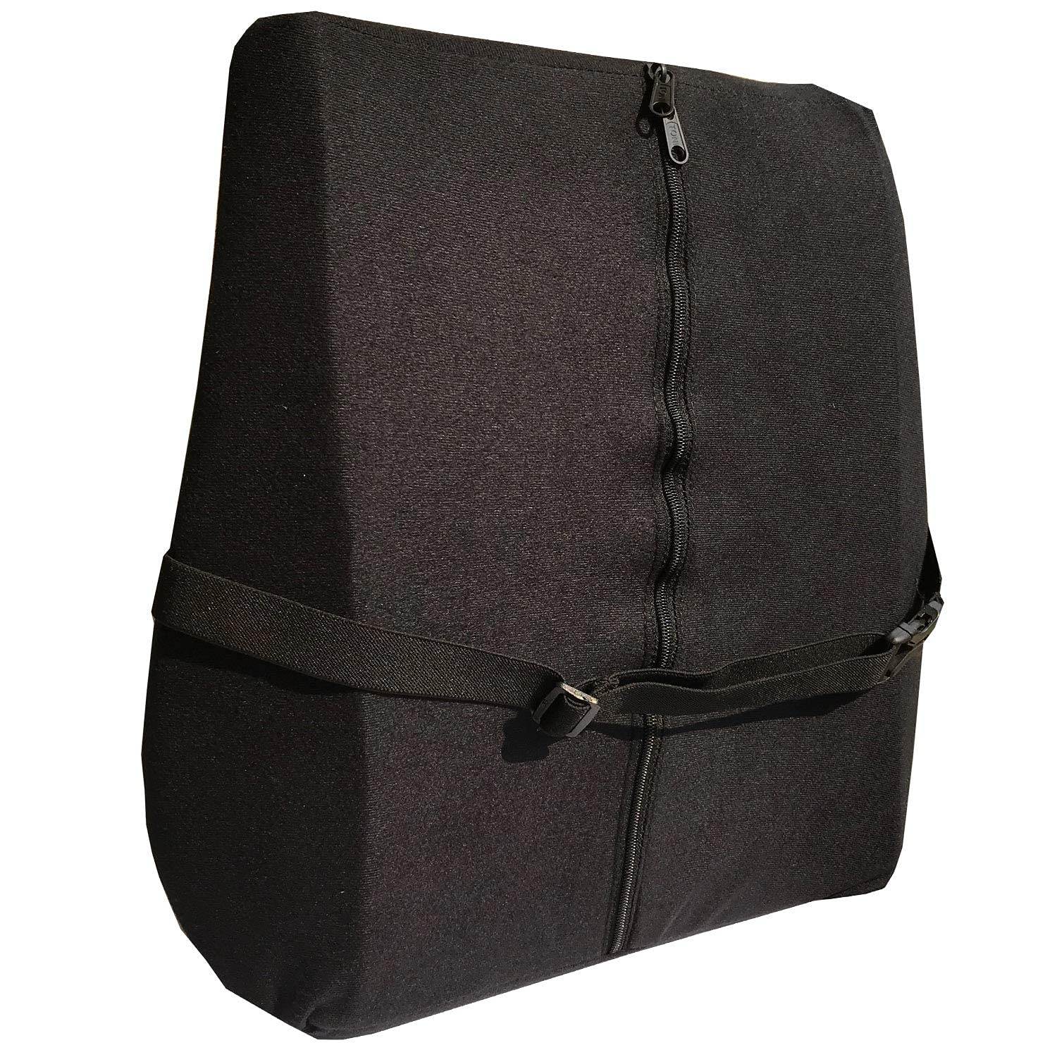 Lumbar Sacral LS Belt Contoured Spinal Brace Lower Back Pain & Back rest For Office Chair ( Pack of 2 ) - Guleel