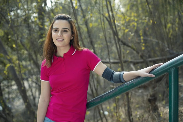 Elbow Support For Gym, Tennis Elbow Support For Badminton Cricket & Sports Elbow Sleeves/Elbow Guard/Elbow Brace/Elbow Cap