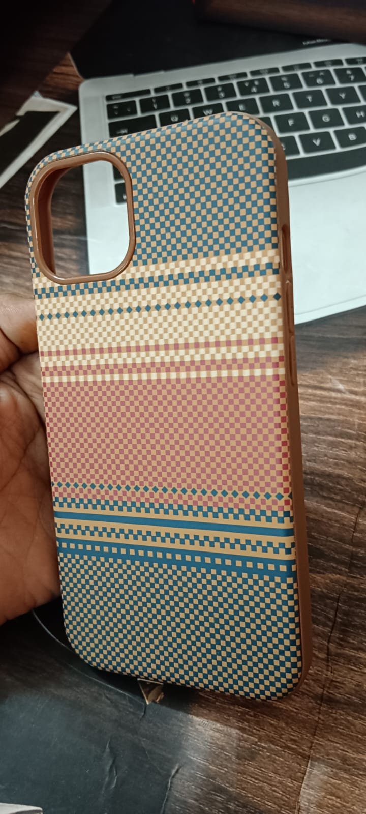 Premium Shockproof Hard Back Case Cover - Brown