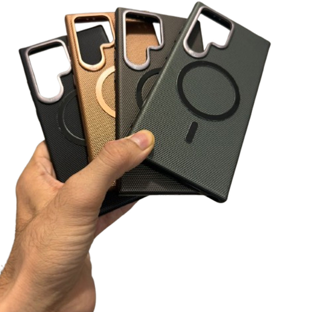 Premium Shockproof Magsfe Back Case Cover - Brown